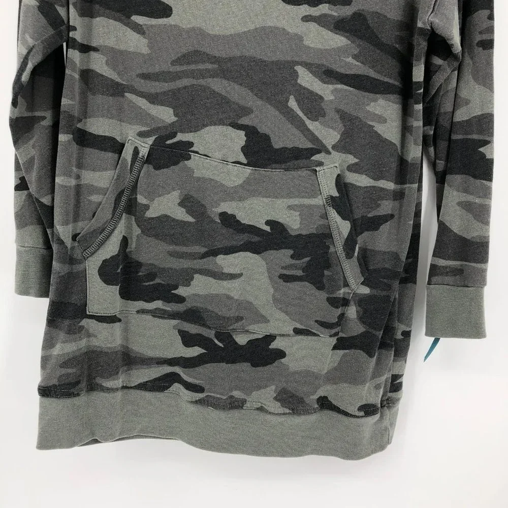Splendid Green Camouflage Sweater Dress | Made in USA - Picture 5 of 6